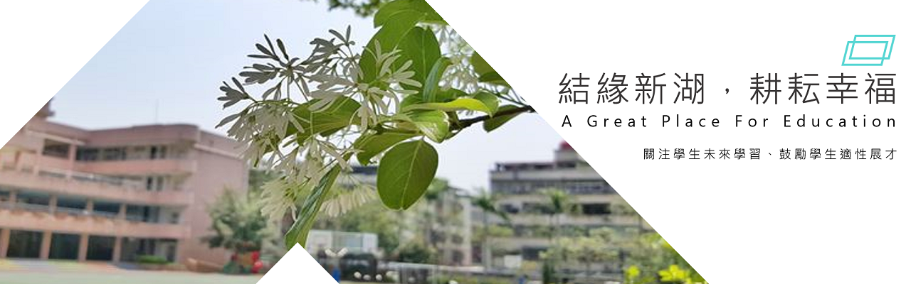 臺北市內湖區新湖國民小學 首頁