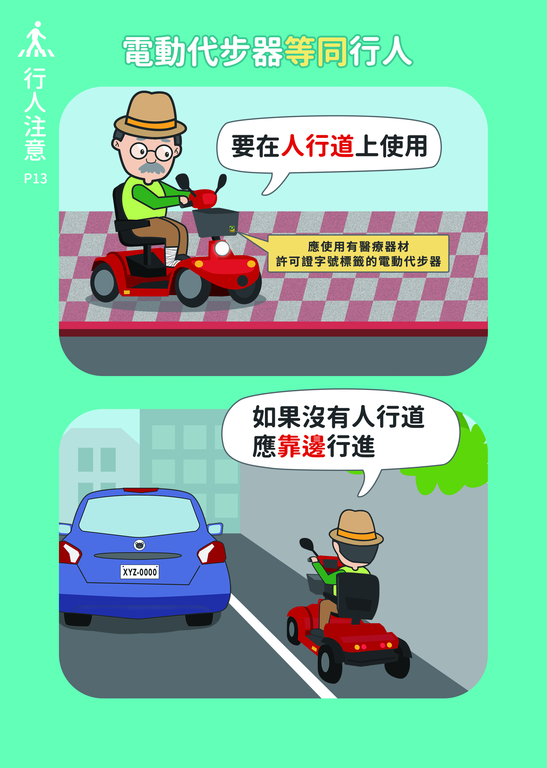 13_電動代步器等同行人