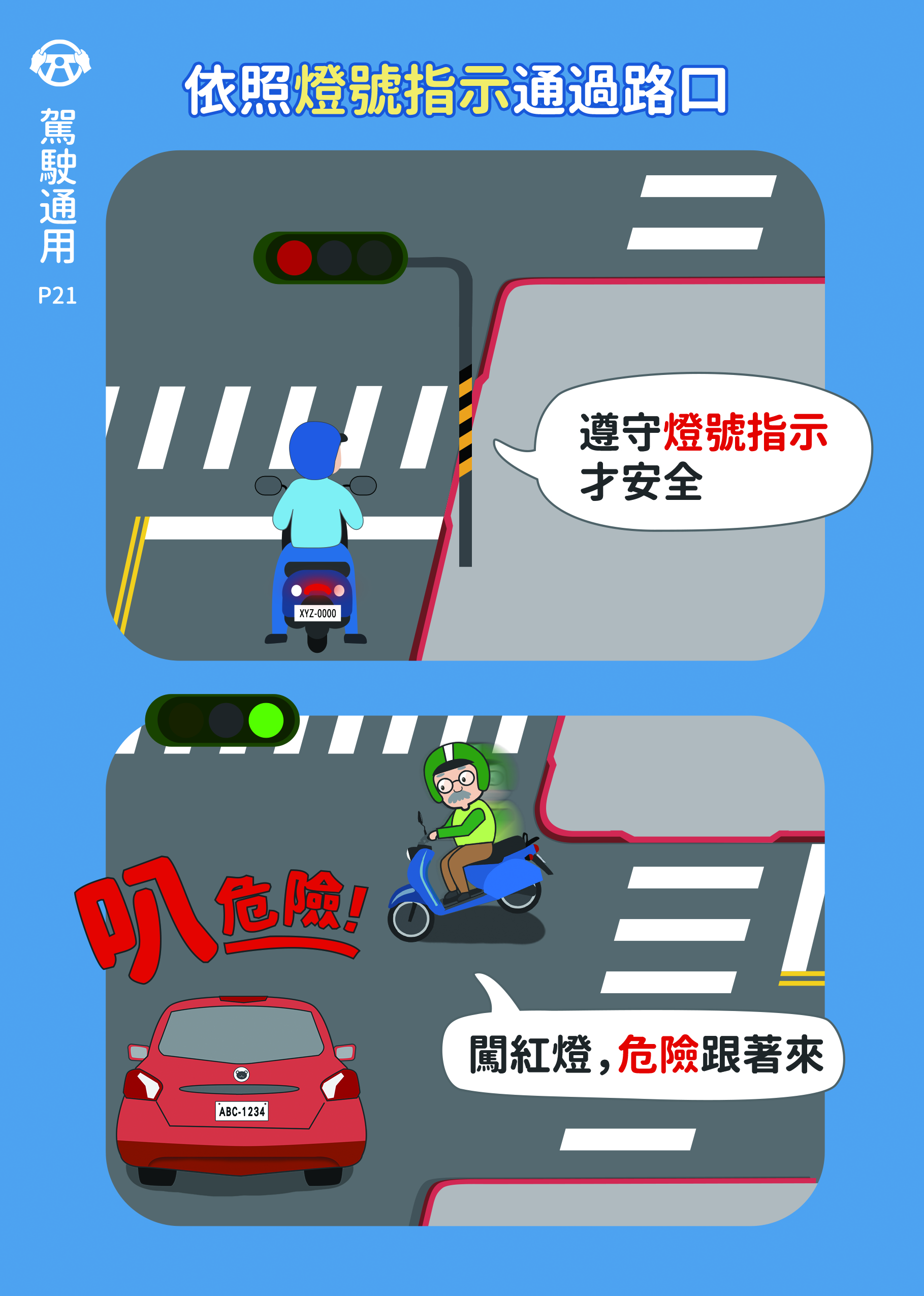21_依照燈號指示通過路口