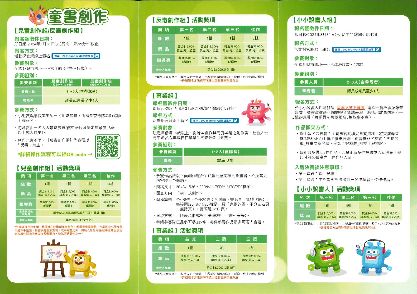 2024「FunPark創意說故事─數位繪本創作大賽2